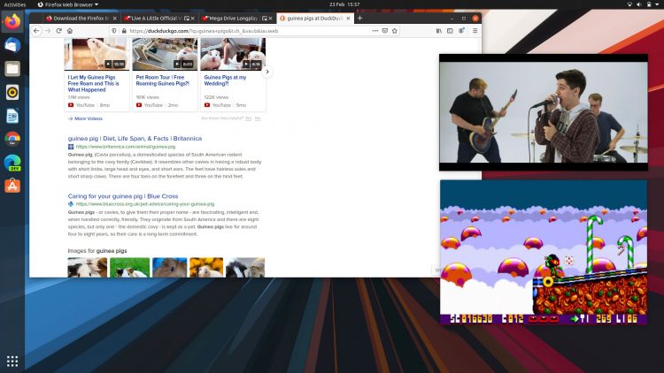 Firefox 86 com múltiplos PIPs Firefox 86 com múltiplos PIPs